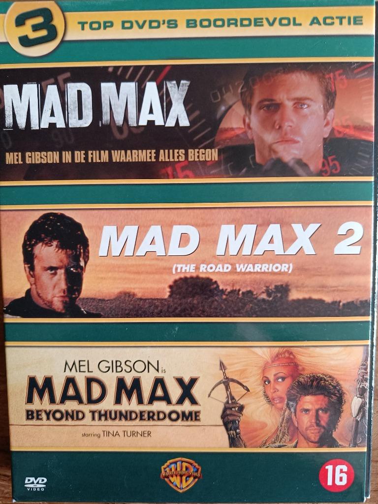Mad Max 1-3 DVD box, À partir de 12 ans, Enlèvement ou Envoi, Comme neuf, Thriller d'action