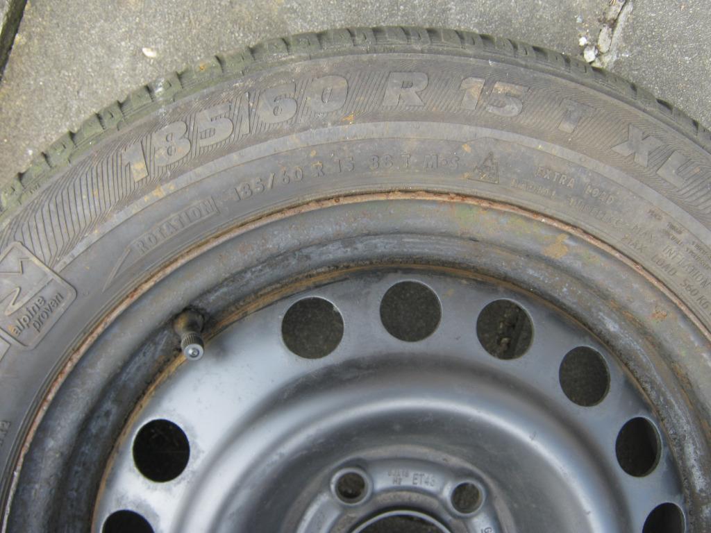 1 jantes pour Opel 185/60/r15 5x110 et43, Enlèvement ou Envoi, Utilisé