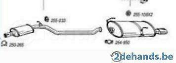 uitlaat middendemper einddemper peugeot 206 hatchback 2.0, Envoi, Neuf, Peugeot