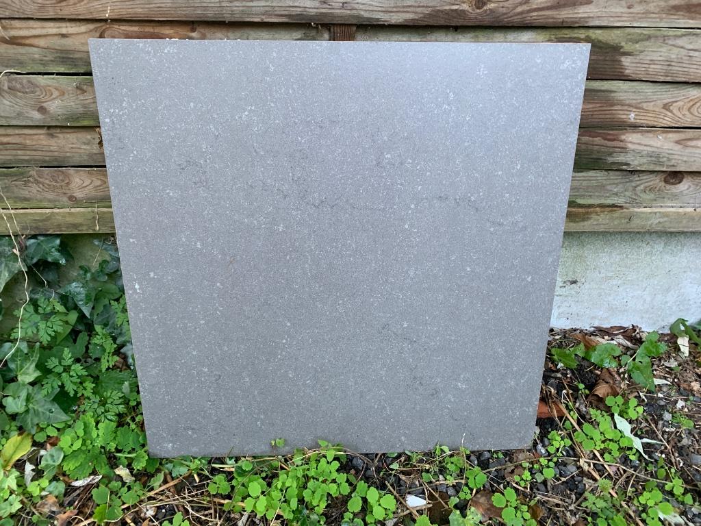 Daugres ceramische Stonekor grijze tegel 60x60cm 5st 1,8m, Doe-het-zelf en Bouw, Ophalen, 40 tot 60 cm, 40 tot 60 cm, Zo goed als nieuw