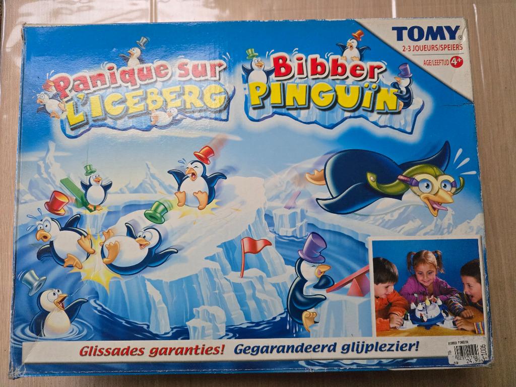 Bibber Pinguïn - Gezelschapsspel, Een of twee spelers, Ophalen of Verzenden, Gebruikt, Tomy