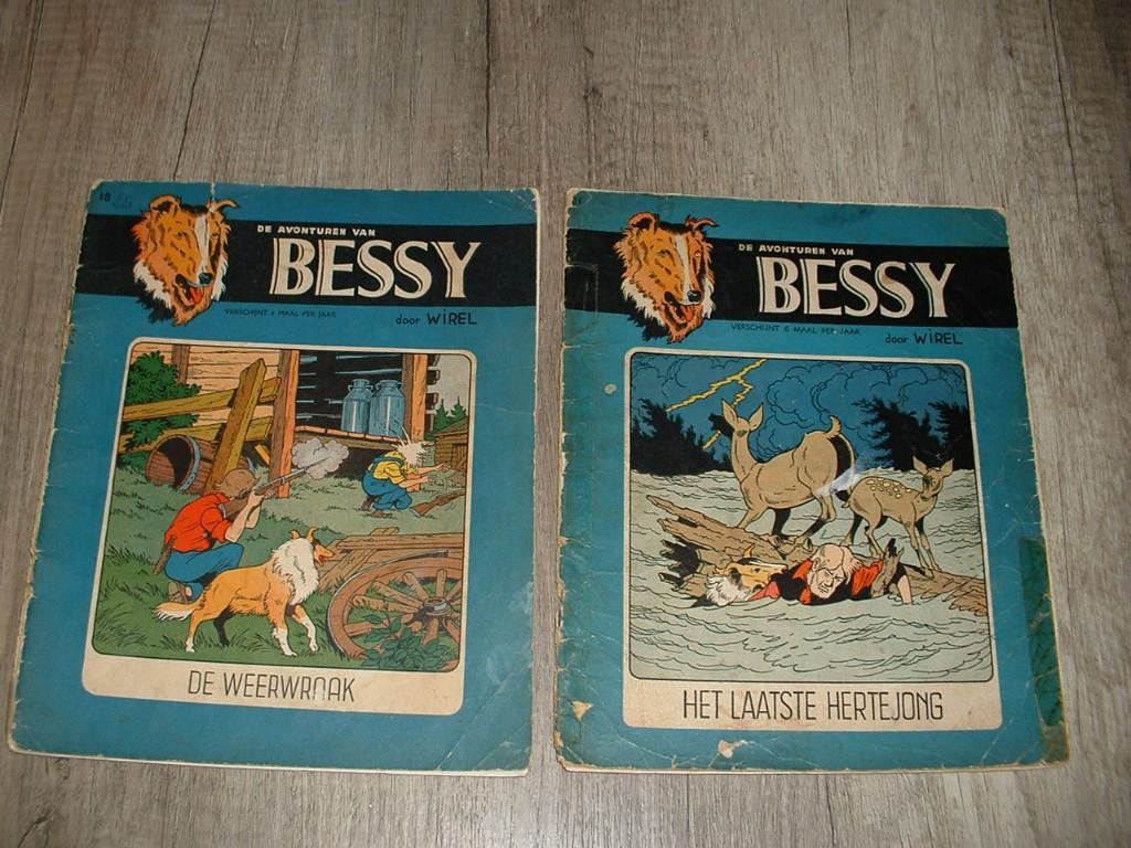 strips van bessy ongekleurd jaren '50 en '60 - 1e druk, Boeken, Stripverhalen, Meerdere stripboeken, Ophalen of Verzenden, Gelezen
