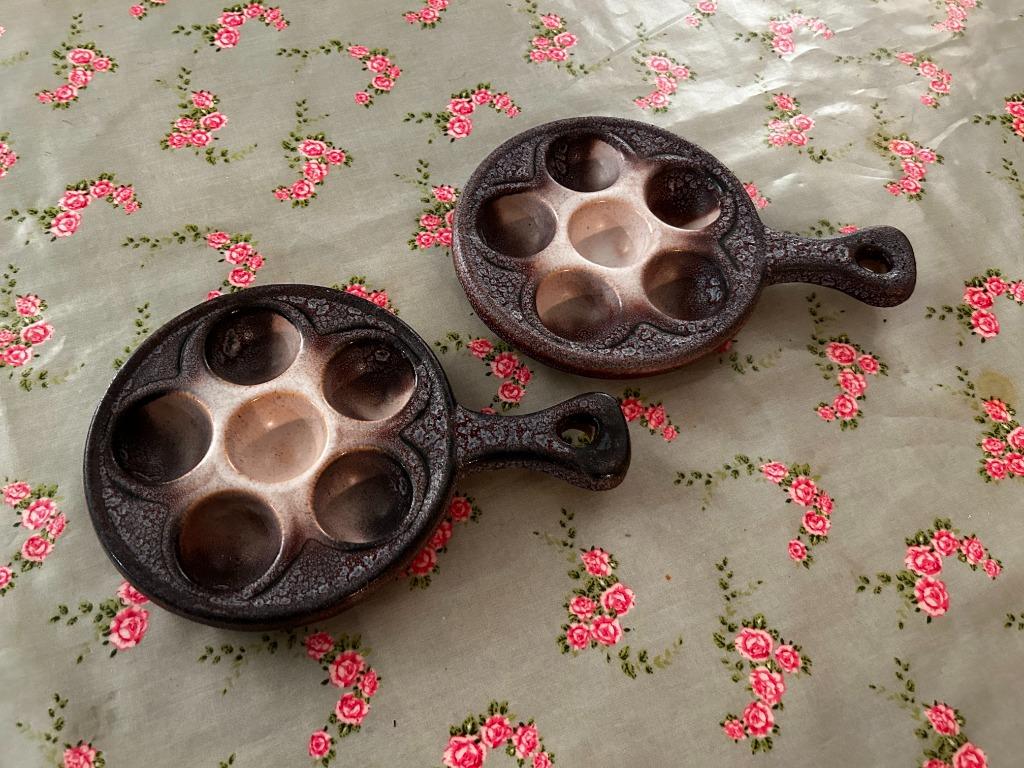 * 2 mooie keramieken escargots-bordjes, Antiek en Kunst, Ophalen of Verzenden