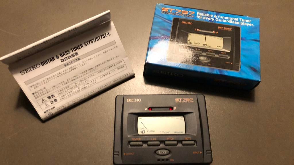 Accordeur / tuner Seiko pour guitare / basse, Musique & Instruments, Enlèvement, Comme neuf, Guitare acoustique