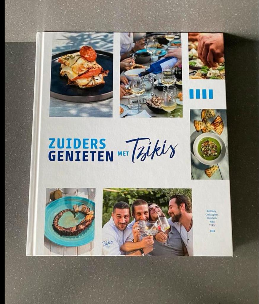 Kookboek: zuiders genieten met Tzikis. (Nieuwstaat), Ophalen of Verzenden, Nieuw