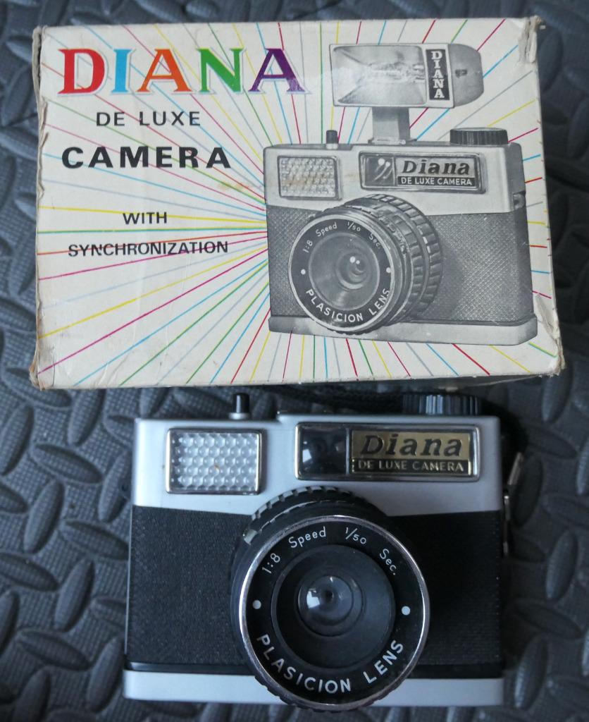 Rare appareil photo vintage Diana De Luxe Camera, Envoi