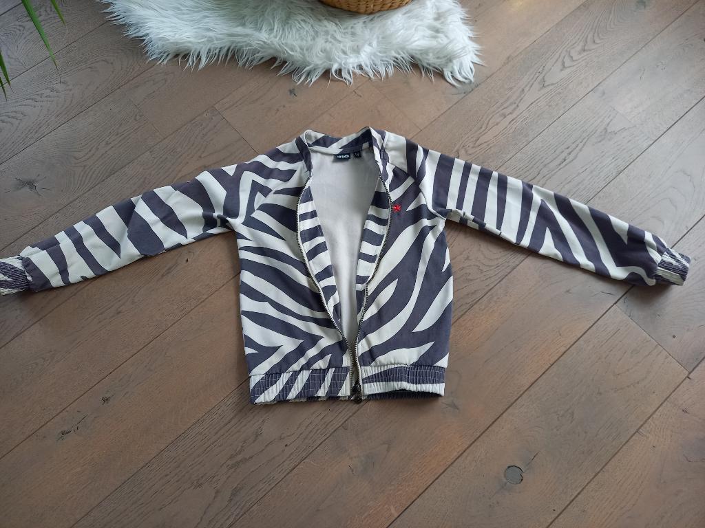 Maat 152 : vest zebra motief Like Flo nieuwstaat, Like Flo, Meisje, Trui of Vest, Ophalen of Verzenden