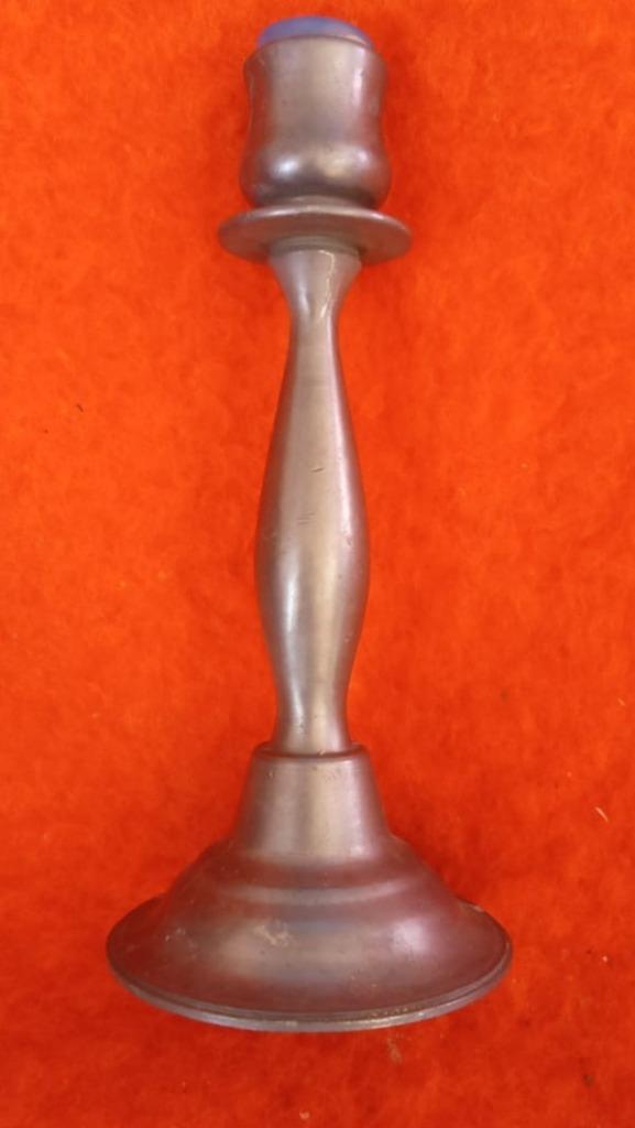 kandelaar in tin, Ophalen of Verzenden, Kandelaar