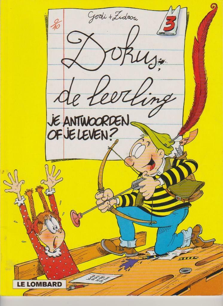 Strip : "Dokus de leerling nr. 3"., Boeken, Stripverhalen, Eén stripboek, Verzenden, Gelezen