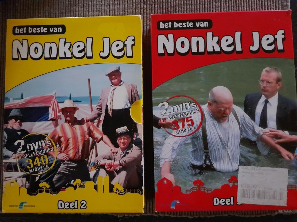 Nonkel Jef (deel 2 en 3), Cd's en Dvd's, Dvd's | Tv en Series, Alle leeftijden, Boxset, Ophalen of Verzenden, Zo goed als nieuw