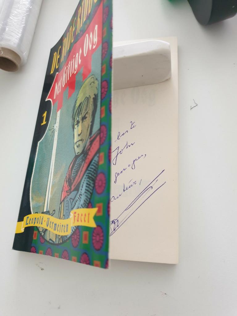 Vermeieren - Het giftige oog GESIGNEERD PLUS OPDRACHT 1992, Enlèvement ou Envoi, Comme neuf, Vermeieren