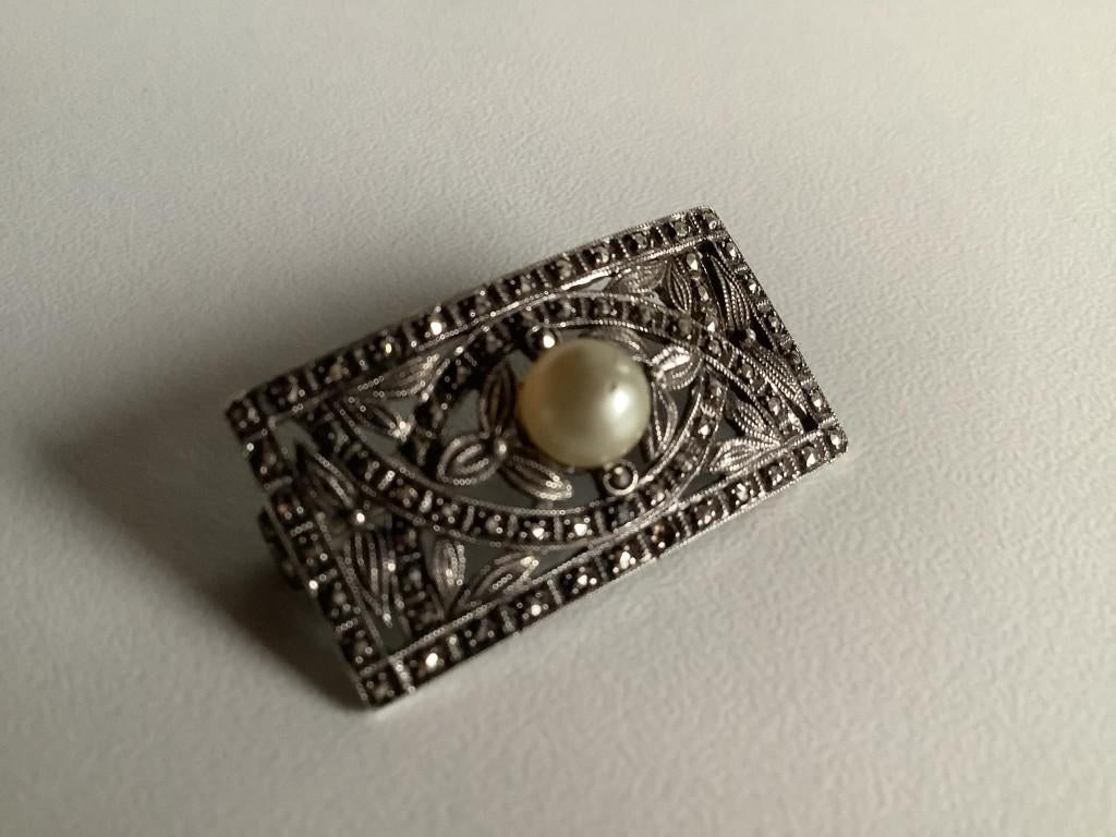 antieke art nouveau / jugendstil broche van Theodor Fahrner, Antiek en Kunst, Ophalen of Verzenden, Zilver