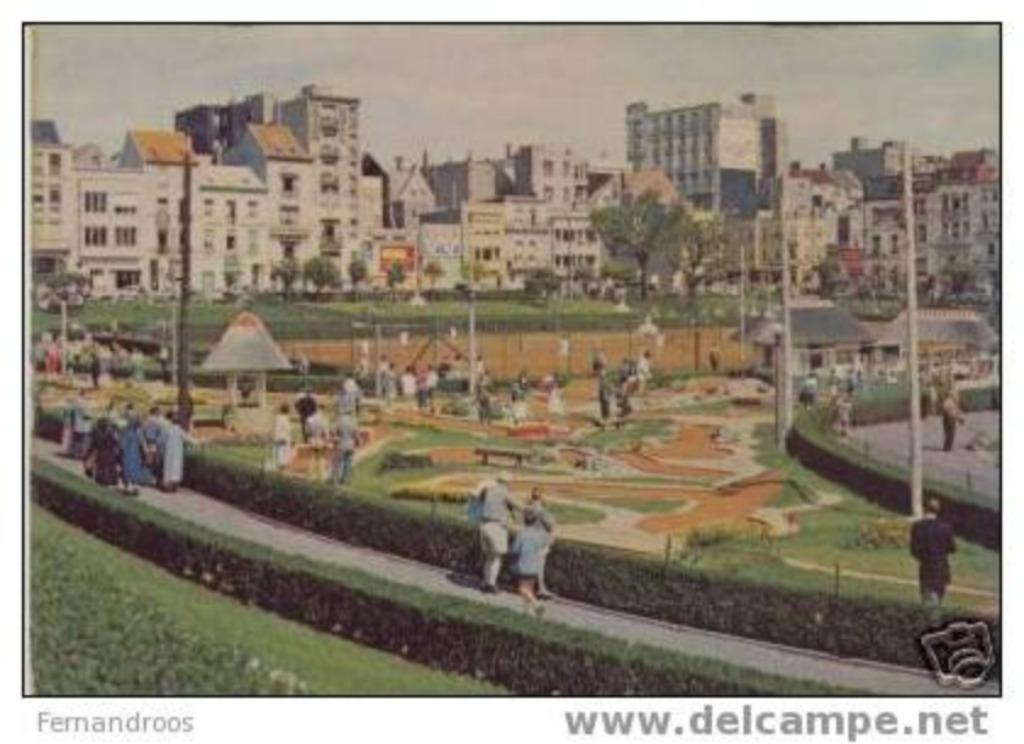 BLANKENBERGE LES TENNIS DE TENNISVELDEN CARTE POSTALE ENVOYE, Collections, Enlèvement ou Envoi, Non affranchie, Belgique et Luxembourg