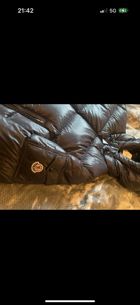 Moncler blousson 4, Ophalen of Verzenden, Zo goed als nieuw, Maat 52/54 (L), Blauw