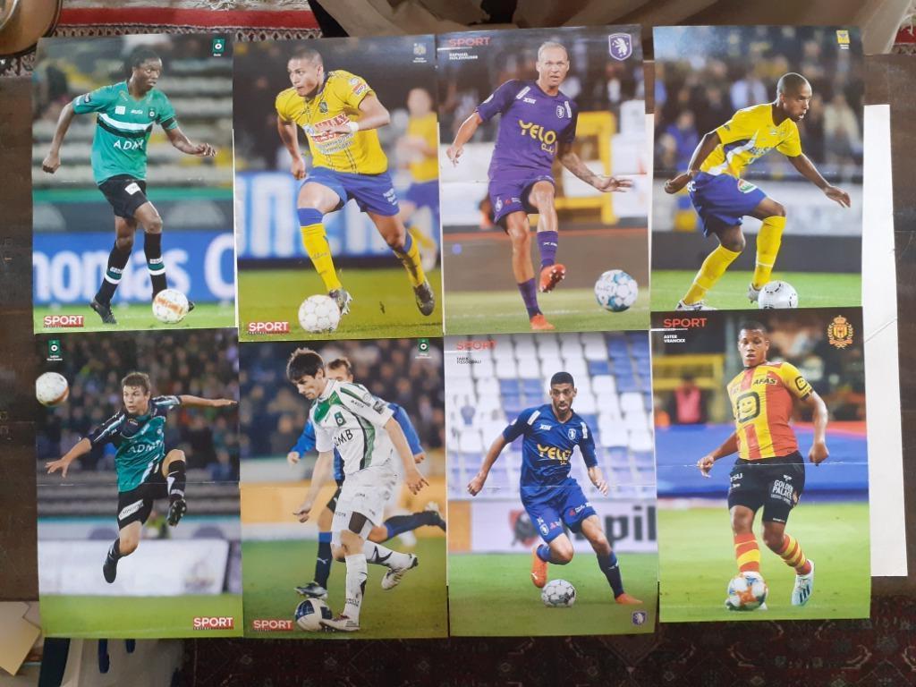 Voetbalposters 1ste nationale België, Enlèvement ou Envoi, Comme neuf, Affiche, Image ou Autocollant