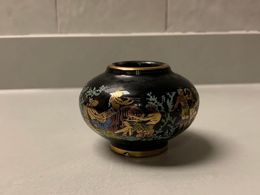 Vase grec de type bougeoir vintage (petit), Enlèvement ou Envoi