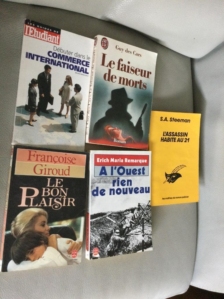 LIVRES:"STEEMAN"G.DES CARS"GIROUD"ETUDIANT"REMARQUE", Enlèvement ou Envoi, GIRUOD/DES CARS/REMARQUE