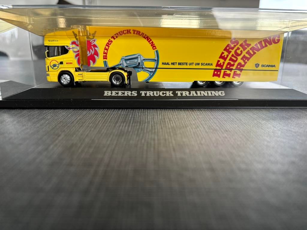 Scania Beers Truck Training Herpa, Ophalen, Zo goed als nieuw, Herpa
