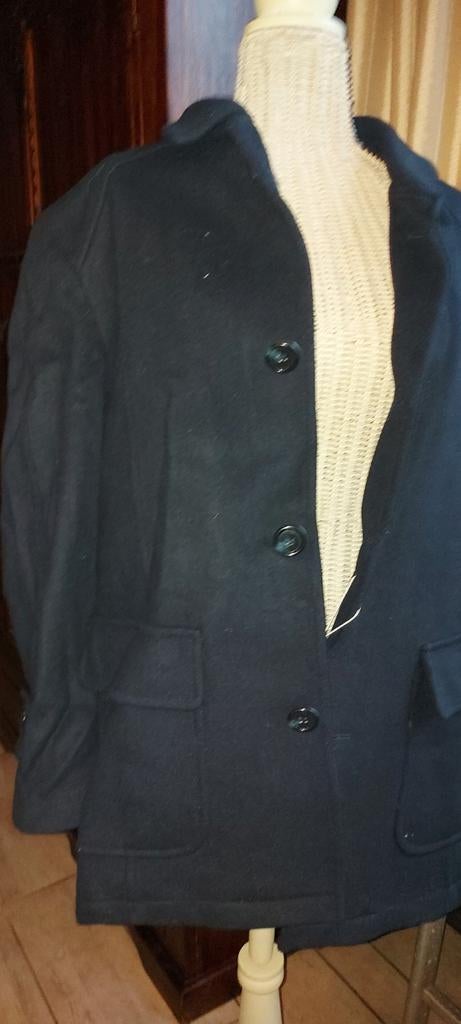 Nieuwe herenmantel donkerblauw maat 48, Ophalen of Verzenden, Nieuw, Maat 48/50 (M)