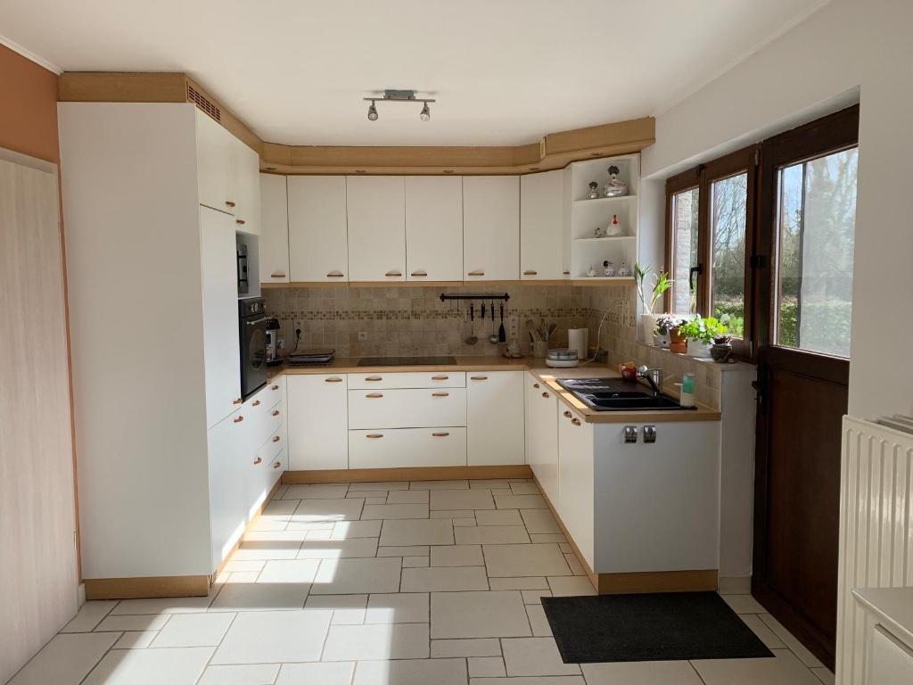 cuisine, Bois, Enlèvement, Utilisé, Cuisine en U