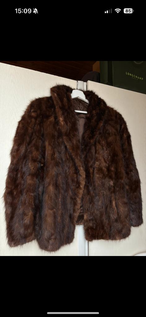 Manteau en vraie fourrure, Taille 38/40 (M), Enlèvement ou Envoi, Sans marque, Comme neuf