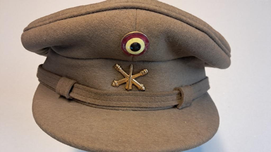 BELGIQUE - ABL - KEPI ARTILLERIE - 1971, Ophalen of Verzenden, Landmacht, Helm of Baret