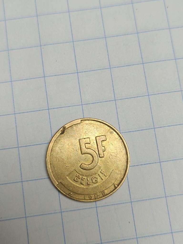 Pièces de monnaie de 5 francs belge, Enlèvement