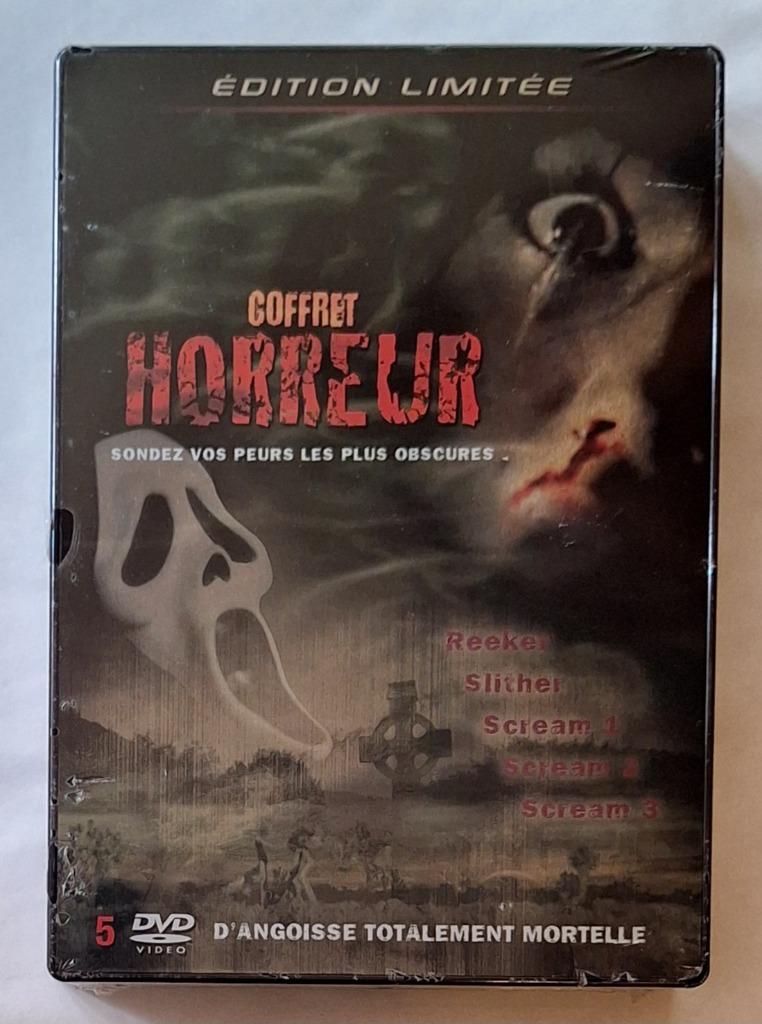 Coffret Horreur 5 DVD neuf sous blister, Cd's en Dvd's, Dvd's | Horror, Ophalen of Verzenden, Nieuw in verpakking, Boxset