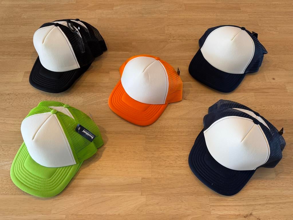 Pakket Trucker Caps om te bedrukken, Hobby en Vrije tijd, Ophalen, Nieuw
