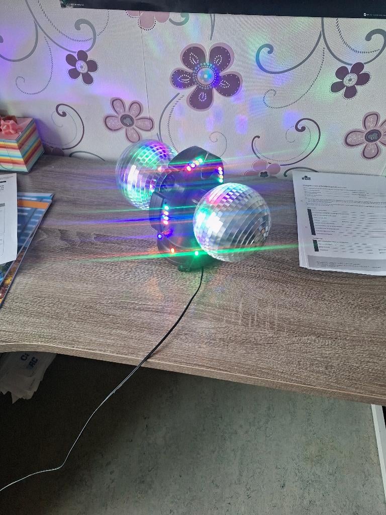 Disco licht, Muziek en Instrumenten, Ophalen, Zo goed als nieuw, Discobol, Geluidgestuurd