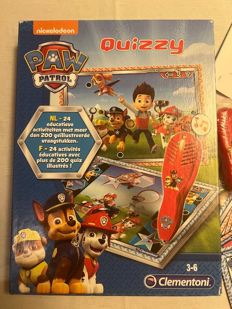 Quizzy Paw Patrol, Ophalen
