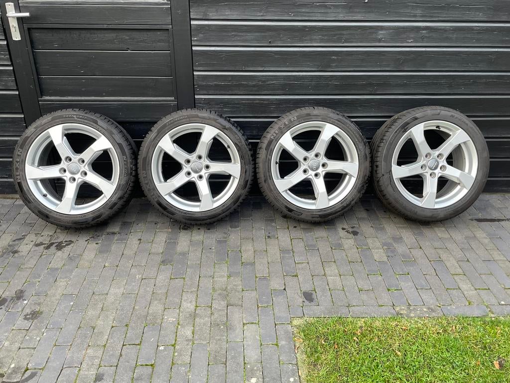 Audi A3 velgen met zomerbanden, Auto-onderdelen, Banden en Velgen, Banden en Velgen, Zomerbanden, 17 inch, 225 mm, Personenwagen