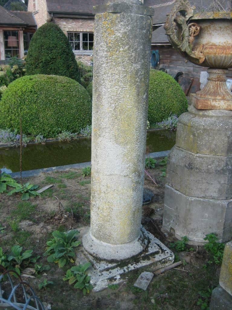 mooie oude natuurstenen zuil, Ophalen, Gebruikt
