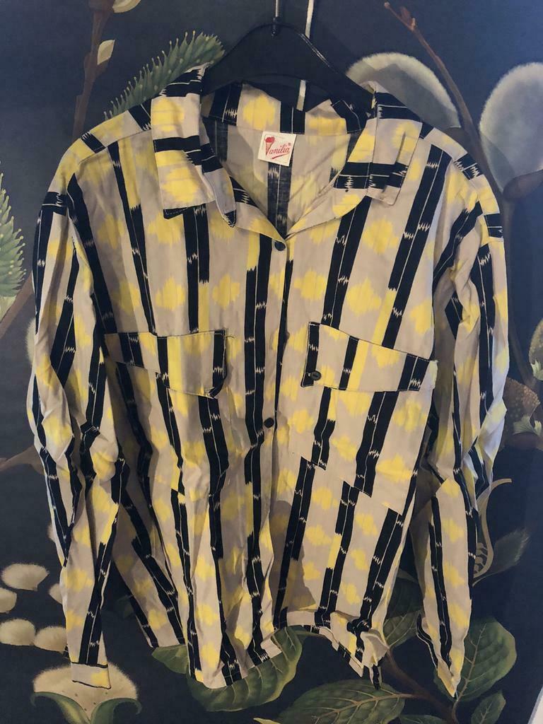 Vintage hemd printje, Kleding | Dames, Ophalen, Gedragen, Maat 42/44 (L), Overige kleuren
