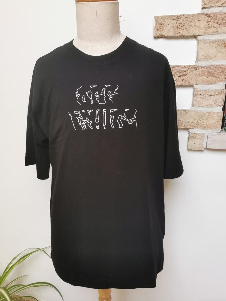 Nieuwe zwarte heren t-shirt van Off Whig6 Seasonal, Kleding | Heren, Ophalen of Verzenden, Nieuw, Maat 48/50 (M), Zwart