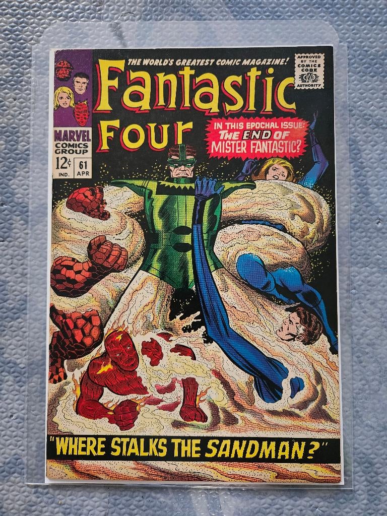 Fantastic Four (vol.1) #61 (1967 - Sandman), Boeken, Strips | Comics, Amerika, Stan Lee, Ophalen, Gelezen