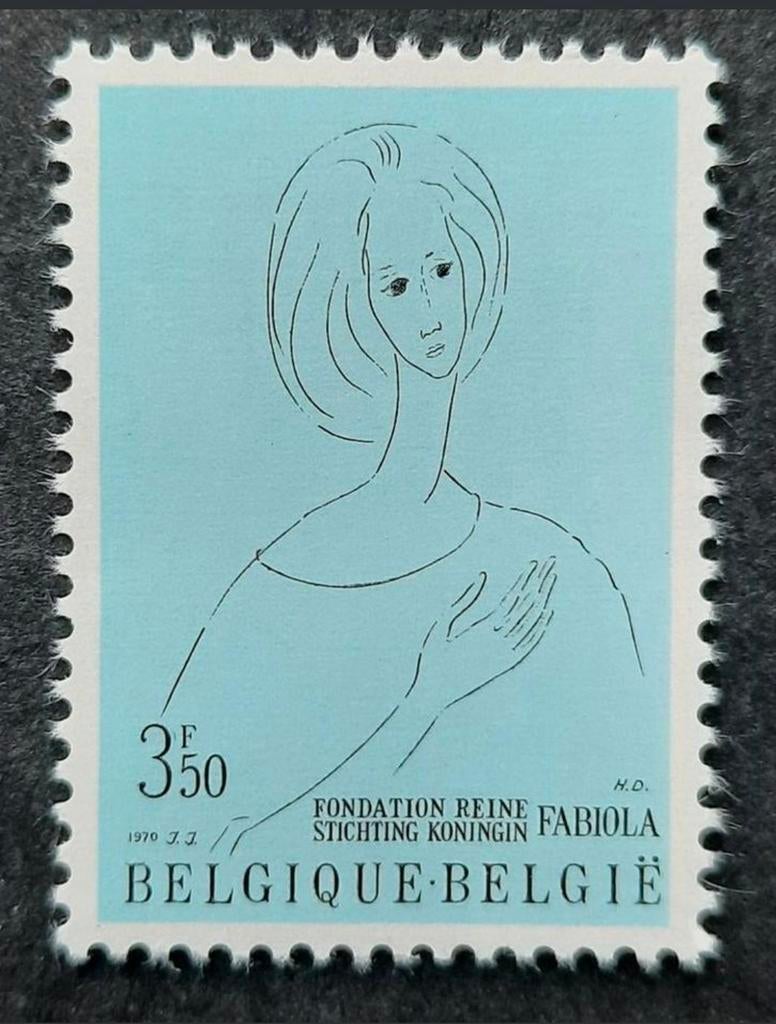 Belgique : COB 1546 ** Fondation Reine Fabiola 1970., Sans timbre, Neuf, Enlèvement ou Envoi, Non oblitéré