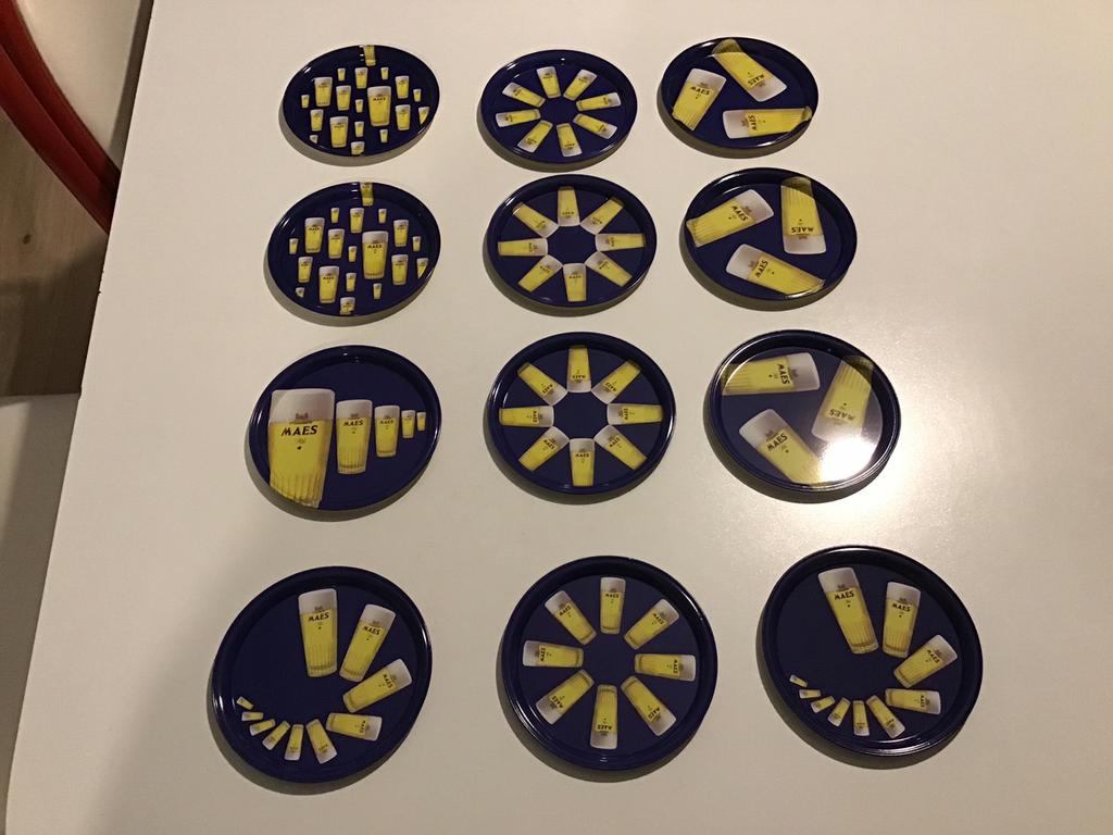 12 onderleggers van Maes, NIEUW!!, Verzamelen, Ophalen of Verzenden, Nieuw