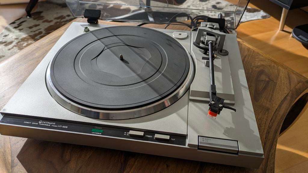 Hitachi HT-50S Direct drive PPL Quartz van 1981, Audio, Tv en Foto, Platenspelers, Platenspeler, Automatisch, Ophalen