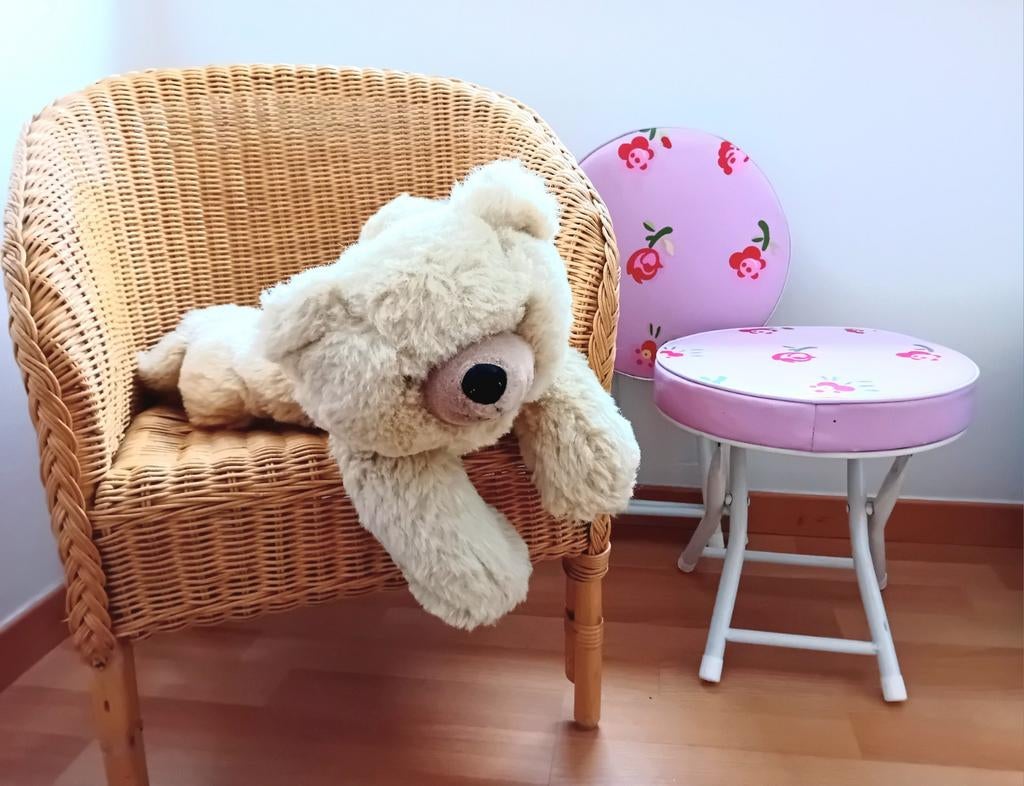 2xLloid loom zetel kinderen.+gratis beer ,15€/st zie info., Ophalen, Zo goed als nieuw