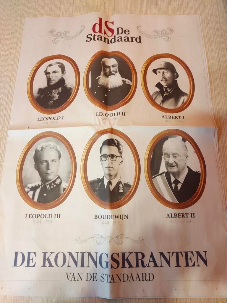De Standaard koningskranten, Ophalen of Verzenden, Zo goed als nieuw
