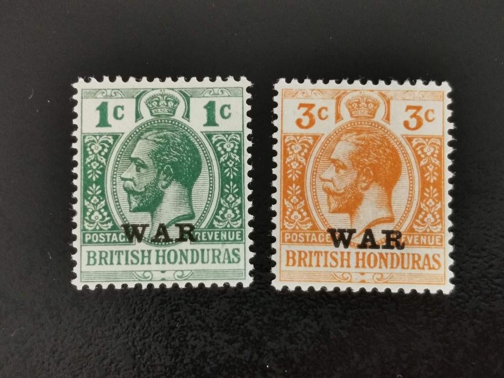 British Honduras 1917 - King George V - WAR TAX *, Ophalen of Verzenden, Postfris, Midden-Amerika