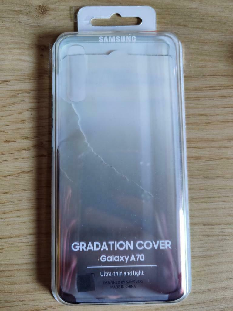 Coque Gradation Cover Samsung Galaxy A70, Noir, Enlèvement ou Envoi, Neuf, Autres modèles, Façade ou Cover