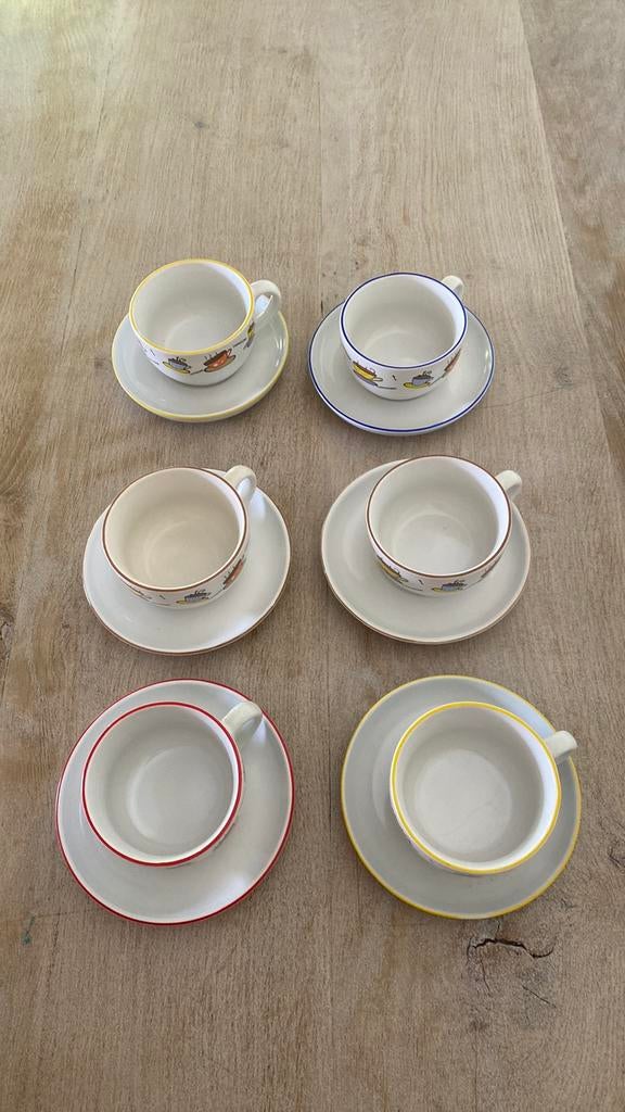 Cappuccino set tassen en ondertassen, Ophalen