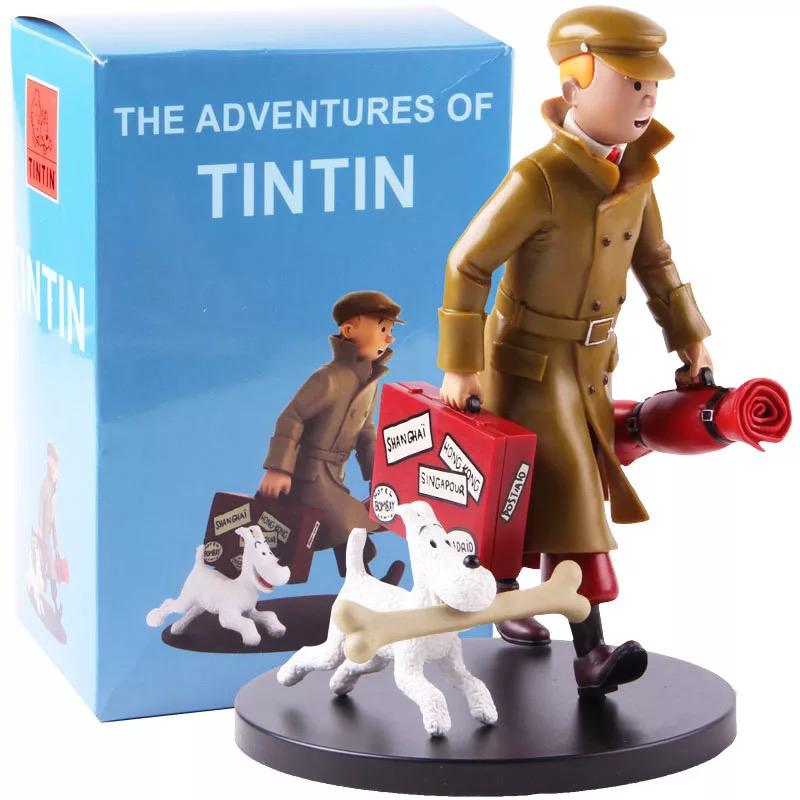 Tintin et Milou - ils arrivent - 19 cm en pvc, Tintin, Neuf