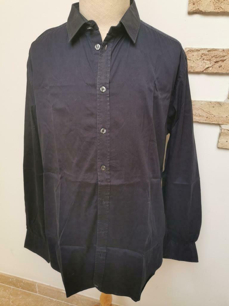 chemise bleu foncé de Dolce & Gabbana, Enlèvement ou Envoi, Porté, Bleu