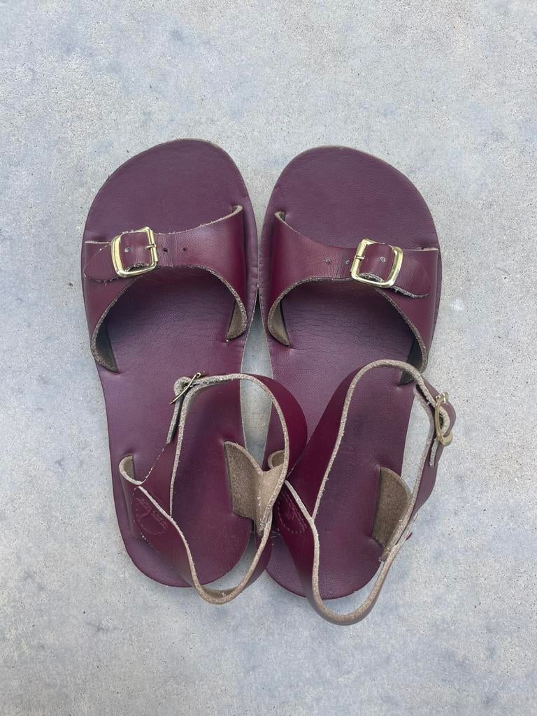 Salt-Water waterbestendige lederen sandalen maar 33-34, Ophalen, Zo goed als nieuw
