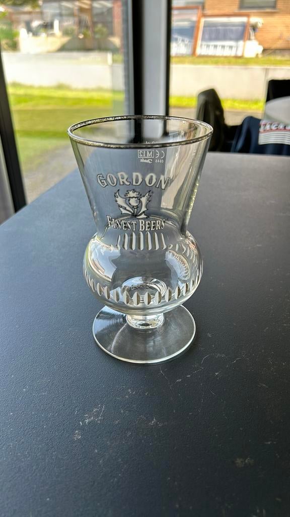 Gordon finest beers glas, Verzamelen, Ophalen of Verzenden, Zo goed als nieuw, Bierglas