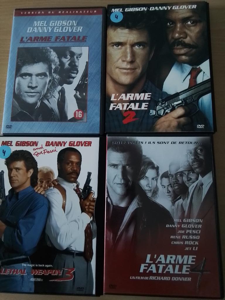 5 DVD'S MET MEL GIBSON, Ophalen of Verzenden, Zo goed als nieuw, Actie