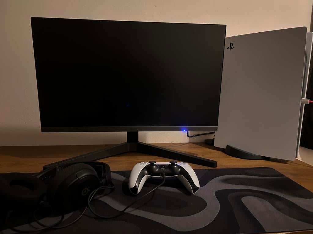 Ps5 + monitor + headset topstaat + mouse pad, Enlèvement, Comme neuf